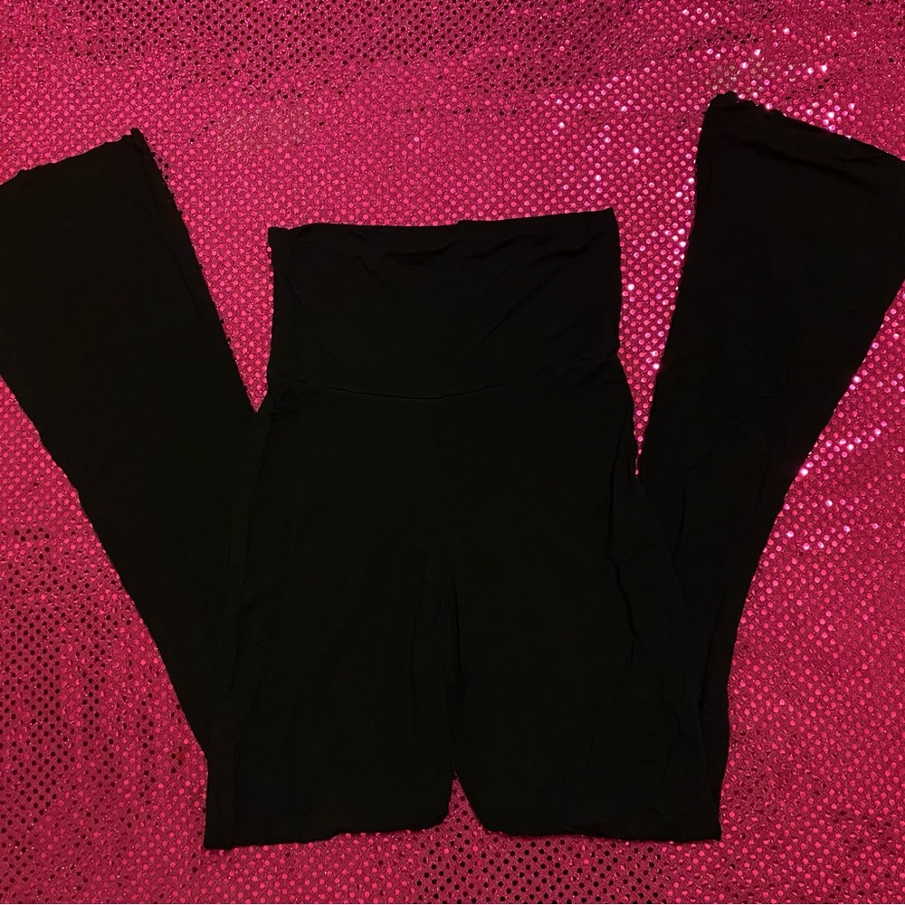 white fox dont you worry pants in black size xxs